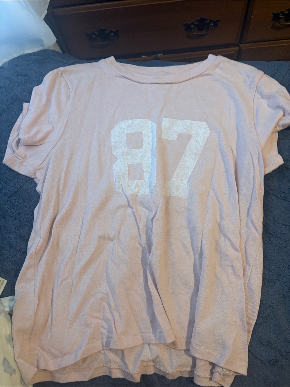 Aeropostale Light Pink '87 Graphic Tee